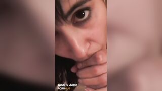 Nipple bar with spikes Blowjob Cum In Mouth for her fans - Andi & John - 12 image