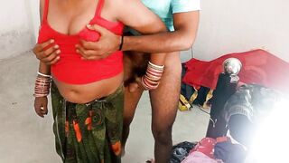 Indian Bengali Baudi Babhi painful rough fucked by neighbor boy clear Hindi audio and full HD video - 6 image