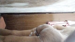 Teen college girl shower her pussy at home homemade Desi girl - 1 image