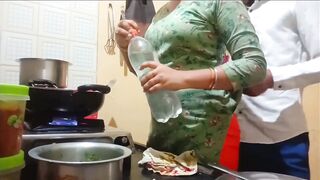 Indian hot wife got fucked while cooking in kitchen - 5 image