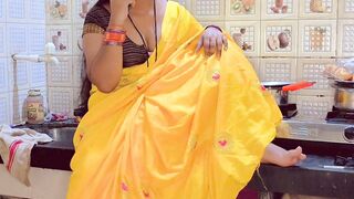 Part 1. Indian hot StepMom got caught while taking to her boyfriend by stepson and got hard fucked - 5 image