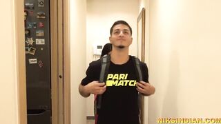 Hot MILF Mom gets Body Massage and hard Fucked by 18 yo Teen Step Son - 3 image