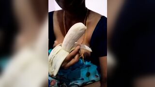 Bannana wife Indian aunty blowjob - 1 image