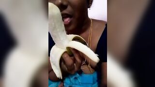 Bannana wife Indian aunty blowjob - 10 image