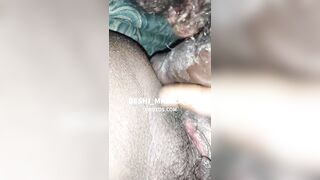 Hungry Cheating Indian Wife's Hairy Wet Pussy HardFucked & Interracial Creampied By Step Brothers Big Black Cock - 11 image