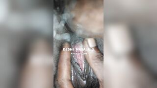 Hungry Cheating Indian Wife's Hairy Wet Pussy HardFucked & Interracial Creampied By Step Brothers Big Black Cock - 12 image