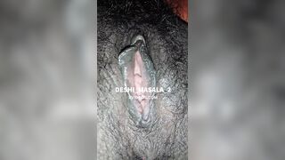 Indian Deshi Wife Hairy Wet Pussy Fucked and interracial Creampied By Brother In Law - 1 image