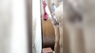 Indian teen girl making fit body bathing by shampoo clean pussy - 8 image