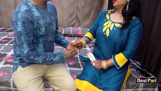 Desi Pari Aunty Fucked For Money With Clear Hindi Audio - 5 image