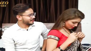 Indian cheating wife enjoying with husband boss - 5 image