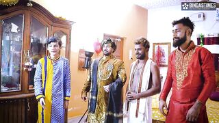 Desi queen BBW Sucharita Full foursome Swayambar hardcore erotic Night Group sex gangbang Full Movie ( Hindi Audio ) - 2 image