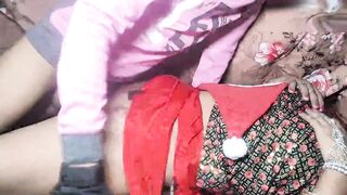 Desi Indian bhabhi first time in salwar suit gets sucked from fat land - 14 image