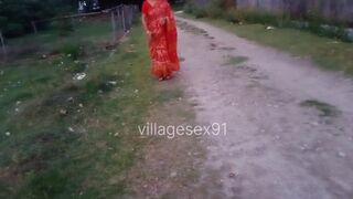 Village Saree Desi Married Wife Fuck his Boyfriend ( Official video By villagesex91) - 1 image
