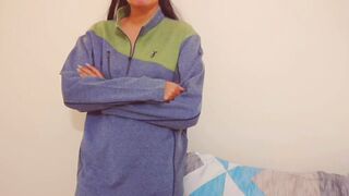 Indian Girlfriend cheats on her boyfriend after seducing his Boyfriend's friend and fucks Christmas in Hindi voiceHD sex