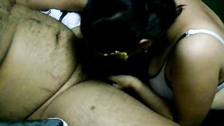 Mature Indian Bend Over Sucking Meaty Desi Cock Swallow Cum In Mouth - Full Hindi - 5 image