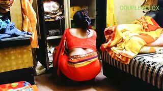 The neighbor came and started applying the stuff after opening the cupboard.