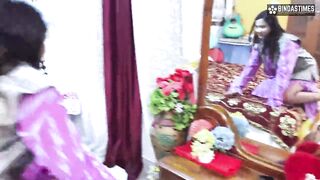 YourStarSudipa wants to dress like Sasurji part 2 and fucked by her stepbrother and cumshot on her pussy ( Hindi Audio ) - 3 image