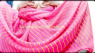 Sangeeta horny and hot rubbing her pussy with hot Telugu audio - 2 image