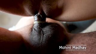 Hot Desi Aunty Fingering and horny masturbating in hairy pussy closeup showing indian village sex - 1 image
