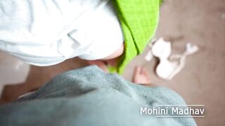 Hot Desi Aunty Fingering and horny masturbating in hairy pussy closeup showing indian village sex - 6 image