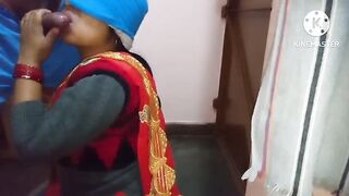 Indian Desi wife deepthot with Hindi audio !! amezing blowjob Desi wife !! - 2 image