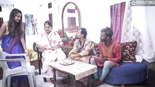Bete ke shadi dekhne aaya sasurji bahurani ke maa ke sath kia sambhog aur fir Bahurani ko pilaya apna sperm Full Movie - 3 image