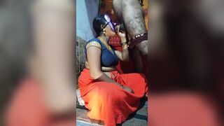 Desi bhabhi ka muh ma Lund ghusa Diya our Sara mall pila diya - 1 image