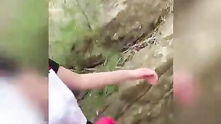 Desi Indian guy public stranger with Russian - 7 image