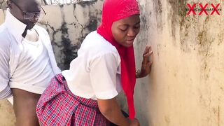 OMG!!! Big cock senior prefect finally fucks a petite classmate with his Long cock at the Principal's window. Subscribe my RED please - 12 image