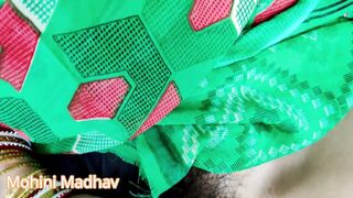 desi hardcore sex between student and teacher in classroom with rest room in green saree - 10 image