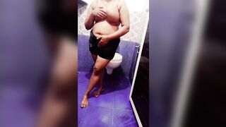 Indian Big Boobs Step Sister Arya in Bathroom - 13 image