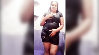 Indian Big Boobs Step Sister Arya in Bathroom - 5 image