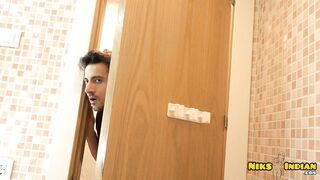 Indian Aunty gets Fucked by Brother in Law after he saw her Nude in Bathroom - 3 image