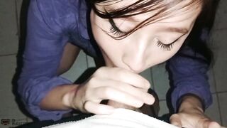 My stepsister comes home late and I make her give me a good blowjob - Porn in Spanish - 4 image