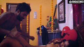 Newly just married wife fucks with her Ex boy friend in front of her husband - 14 image