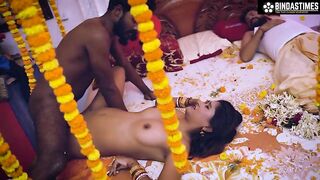 Newly just married wife fucks with her Ex boy friend in front of her husband - 15 image