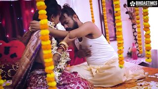 Newly just married wife fucks with her Ex boy friend in front of her husband - 4 image