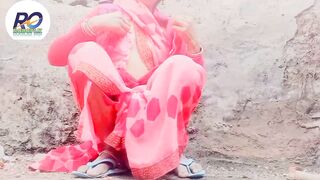 Indian Desi Village saree show finger - 11 image