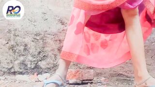 Indian Desi Village saree show finger - 6 image