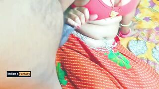 Desi sexy bhabhi sucking cock and fucking her brother in law - 2 image