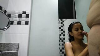 I found him bathing and I can't wait to make her suck