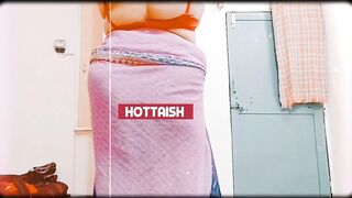 Indian Aunty show her Ass hole and pussy glory hole with dirty talking in hindi clear - 3 image