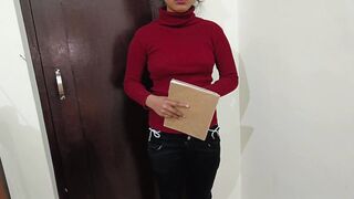 Hot Indian Desi village college girlfriend was fucking with boyfriend on hostel in clear Hindi audio - 2 image