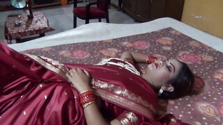 First Night session of a beautiful desi girl. Full Hindi audio - 4 image