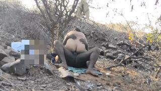 Desi aunty outdoor village sex - 1 image