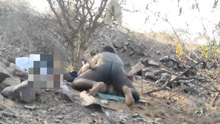 Desi aunty outdoor village sex - 11 image
