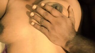 Desi Indian tamil wife big boobs play pussy massage - 1 image
