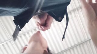 Indian stepmom takes advantage of her free time to give my cock a quick blowjob in the waiting room. - 11 image