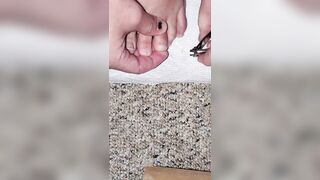 Clipping my toe nails  - 4 image