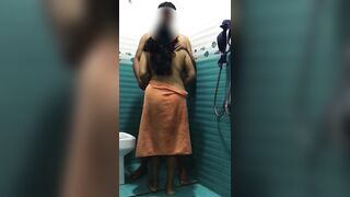 romantic bathroom sex with hot wife